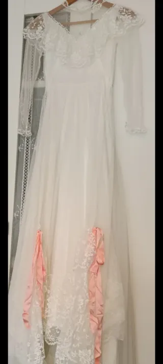 Vestido de Novia Blanco Encaje