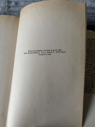 Libro l’azteco firmato del 1982