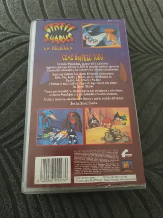 Street Sharks La Película VHS Español