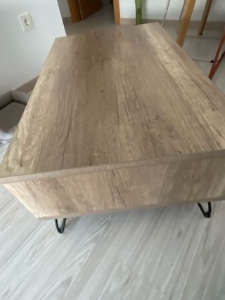 Mesa baja salón con cajones