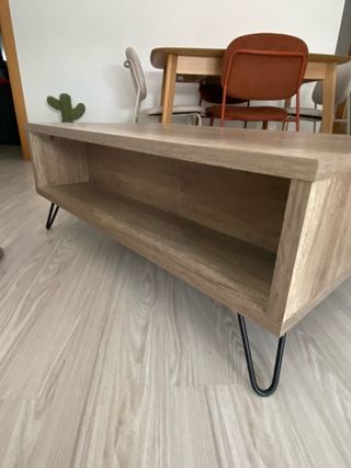 Mesa baja salón con cajones