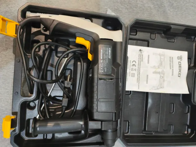 Taladro Rotativo DEKO Martillo  con Maletín Nuevo