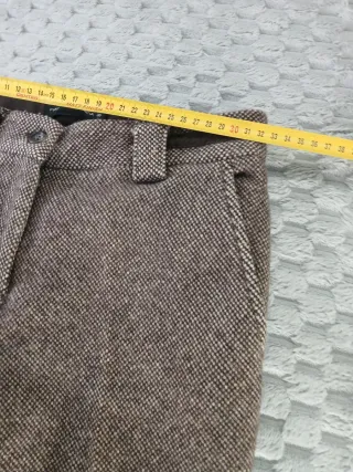 Pantalón lana Purificación García marrón Talla XS