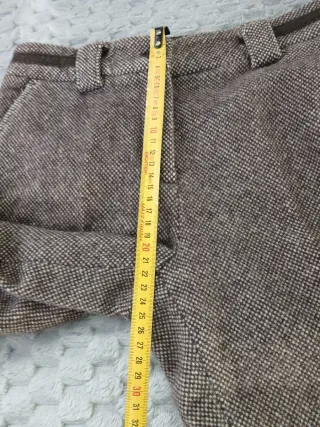 Pantalón lana Purificación García marrón Talla XS
