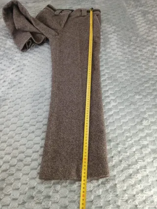 Pantalón lana Purificación García marrón Talla XS