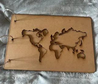 Álbum de fotos madera personalizado