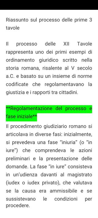 Riassunto 12 tavole istituzioni di diritto romano