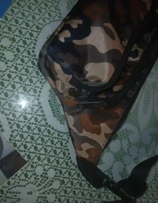 Riñonera Camuflaje Marrón y Multicolor