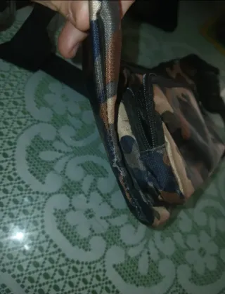 Riñonera Camuflaje Marrón y Multicolor