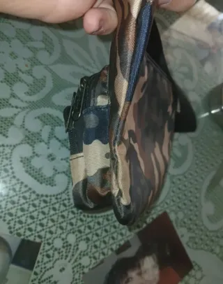 Riñonera Camuflaje Marrón y Multicolor