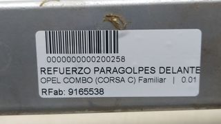 OPEL COMBO (CORSA C) Familiar REFUERZO PARAGOLPES DELANTERO