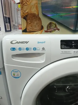 Lavadora Secadora Carga Frontal Candy 8 kilos