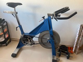 Bicicleta Spinning Azul
