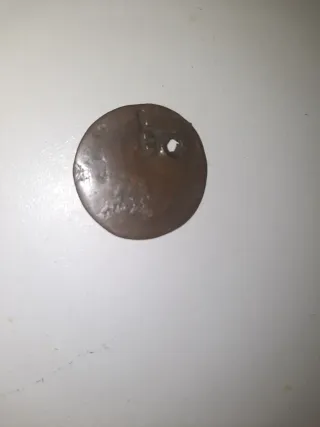 Moneda antigua colgante comunista (curiosa)