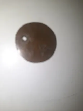 Moneda antigua colgante comunista (curiosa)