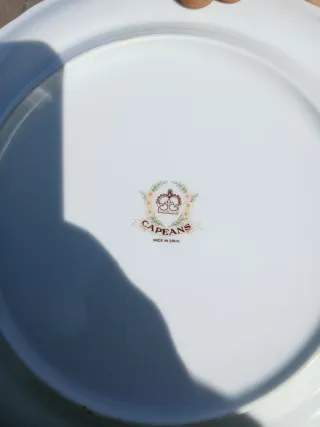 Vajilla de porcelana española