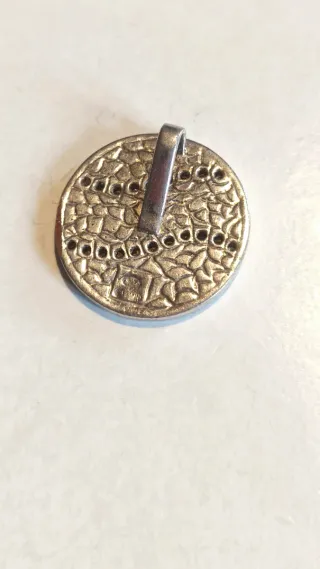 Ciondolo Pendente Mosaico Argento 925 Vintage