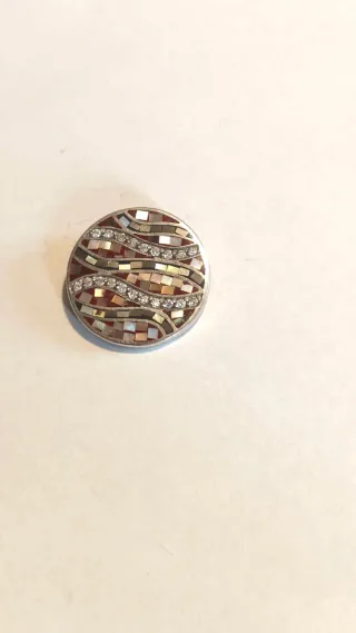 Ciondolo Pendente Mosaico Argento 925 Vintage