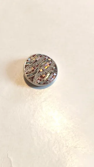 Ciondolo Pendente Mosaico Argento 925 Vintage