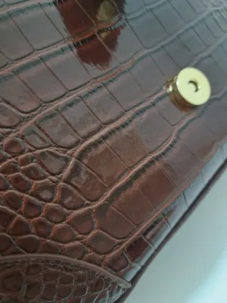 Bolso Yves Saint Laurent piel marrón