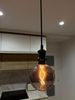 Lámpara colgante diseño espiral