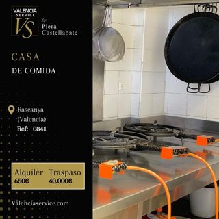 0841 – CASA DE COMIDAS EN RASCANYA / TORREFIEL