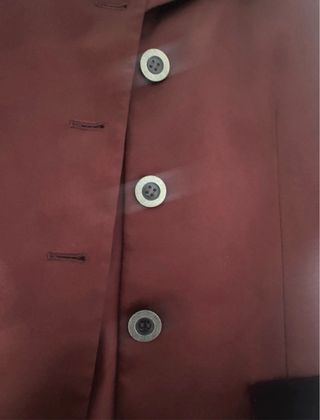 Blazer donna vintage bordeaux dettagli in velluto