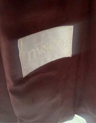 Blazer donna vintage bordeaux dettagli in velluto