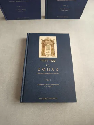 El Zohar. Traducido, explicado y comentado 3 tomos