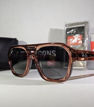 Occhiali Ray-Ban Corrigan Trasparent Brown