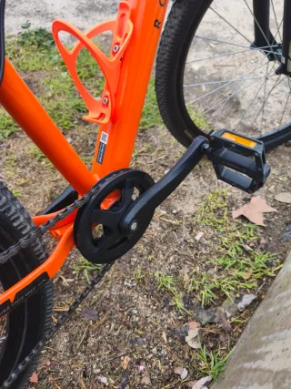 Bicicleta Montaña Naranja Poco Uso