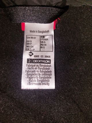 Chaqueta Wedze Invierno/Entretiempo Roja