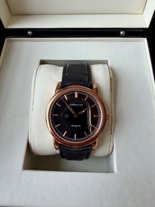 Corniche Heritage 40 reloj Oro rosa y Negro - lujo