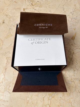 Corniche Heritage 40 reloj Oro rosa y Negro - lujo