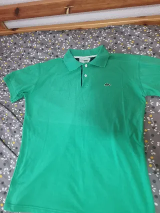 Polo Lacoste Verde Talla M