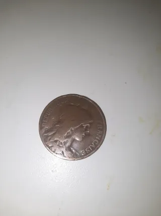 Moneda Francesa 10 Centimos 1902
