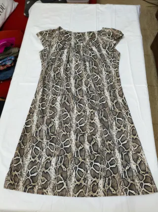 Vestido Talla 40-42 Negro/Gris