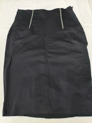 Vestido Talla 40-42 Negro/Gris