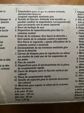 Trípode Vivanco VS 131