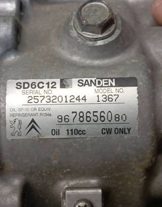 Peugeot 46392 compresor aire 9678656080 207 1.3 g