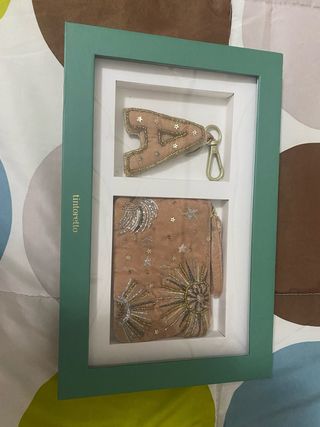 Cartera y llavero Tintoretto A terciopelo