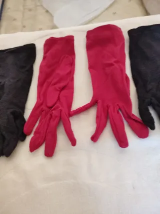 Guantes de algodón varios colores