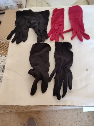 Guantes de algodón varios colores