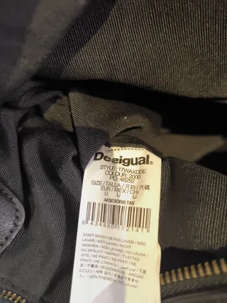 Bolso Desigual Negro Multicolor