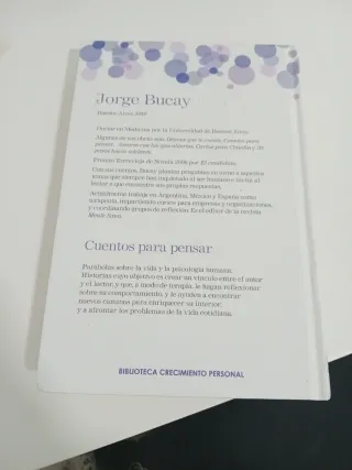 Cuentos para pensar Jorge Bucay