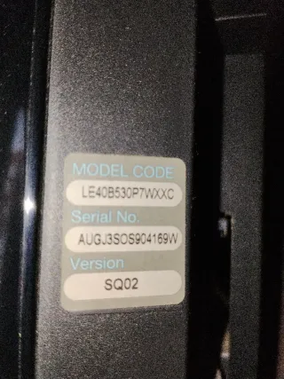 TV Samsung 40 LCD+regalo soporte pared