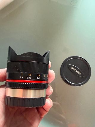 Obiettivo Samyang F2.8/8mm UMC Fish Eye II