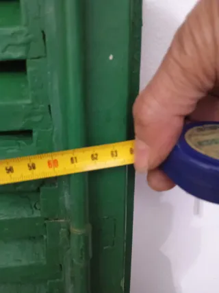 Persianas mallorquinas verdes