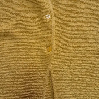 Cardigan Zara Giallo Tg S