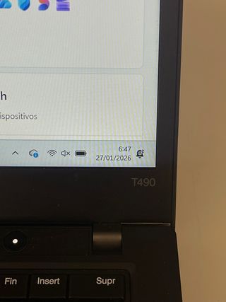 Portátil Lenovo Thinkpad T490 Negro